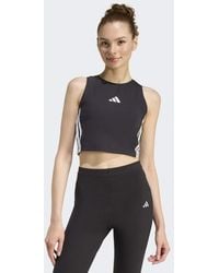 adidas Originals - Essentials 3-Stripes Padded Tank - Lyst