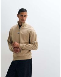 HUGO - Neeler Quarter Zip Sweatshirt - Lyst