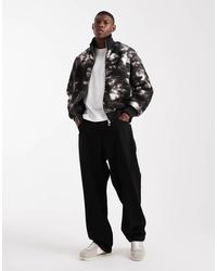 Only & Sons - Oversized Sherpa Fleece Met Ritssluiting - Lyst