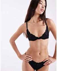 DORINA - Sujetador Escotado Sin Relleno Con Aros Perfect Lace De - Lyst