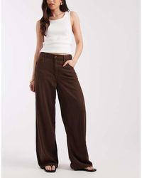 Levi's - Linen Wide Leg Trousers - Lyst