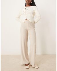 Mango - – locker geschnittene jersey-hose - Lyst