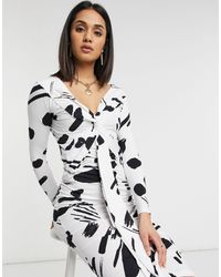 ASOS Denim Kimono Sleeve Sash Midi 