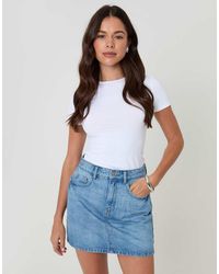 Threadbare - 2 Pack Denim Mini Skirts - Lyst
