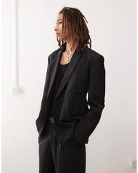 Weekday - – fabio – figurbetonter, zweireihiger blazer - Lyst