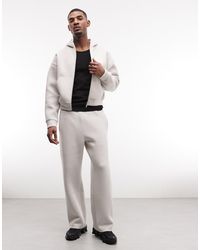 Weekday - Scuba-style Fabric Wide Leg Trackies - Lyst