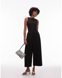 & Other Stories - Tuta Jumpsuit A Fondo Ampio Senza Maniche Nera - Lyst