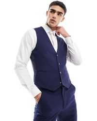 ASOS - Wedding Skinny Suit Waistcoat - Lyst