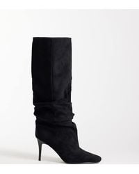 SIMMI - Simmi London Wide Fit Reece Ruched Knee Boots - Lyst