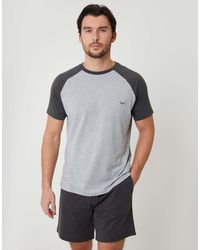 Threadbare - Raglan Short Sleeve Top & Shorts Lounge Set - Lyst