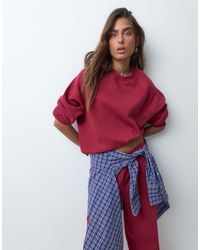 ASOS - Regular Raglan Brushback Sweatshirt - Lyst