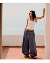 Bershka - Petite Poplin Bloomer Trousers - Lyst