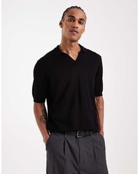 Only & Sons - Ruimvallende Polo Met Split - Lyst
