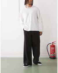 Collusion - Pantalon à surpiqûres et fines rayures - Lyst