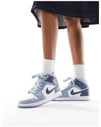 Nike - Air 1 Mid Trainers - Lyst