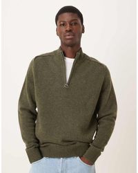 Barbour - Grangetown Half Zip Knitted Jumper - Lyst