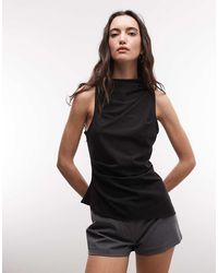 Weekday - High Neck Asymmetric Top - Lyst