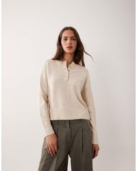 Brave Soul - Pull en maille col ras - Lyst
