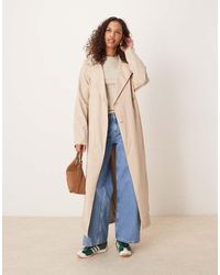 Calvin Klein - Tie Trench Coat - Lyst