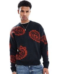 Only & Sons - – angerauter strickpullover - Lyst