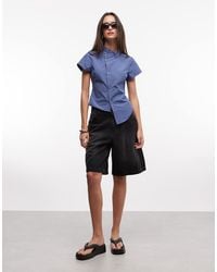 Collusion - Asymmetric Short Sleeve Shirt - Lyst
