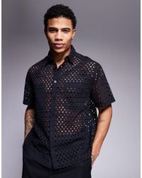 ASOS - – hochwertiges, kastiges oversize-hemd - Lyst