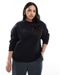 ASOS - Asos Design Curve Ultimate Oversized Brushback Sweatshirt - Lyst