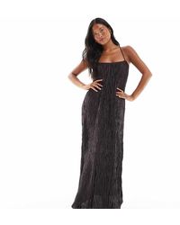 Vero Moda - Textured Plisse Cami Maxi Dress - Lyst