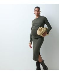 Mama.licious - Mamalicious Maternity Long Sleeve Jersey Top And Midi Skirt Set - Lyst
