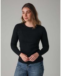 French Connection - Cosy Soft Touch Crew Neck Raglan Jumper - Lyst
