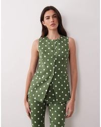 Nobody's Child - Longline Button Down Waistcoat Co-ord - Lyst