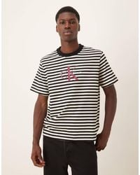 Calvin Klein - Calvin Klein Stripe Monologo T-shirt - Lyst
