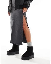 SEQWL - Flatform Boots - Lyst