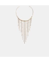 Stradivarius - Waterfall Choker Necklace - Lyst
