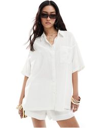 Cotton On - Cotton On Relaxed Oversized Short Sleeve Shirt - Lyst