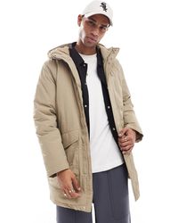 Only & Sons - Parka déperlante à capuche - beige - Lyst
