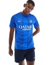 Nike Football - T-shirt paris saint-germain en tissu dri-fit - bleu - Lyst