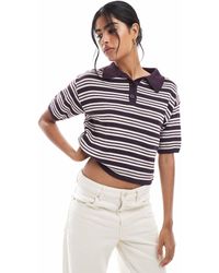 ASOS - Compact Knitted Polo Top - Lyst