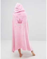Boux Avenue Princess Hooded Wrap Around - Pink
