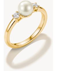 Thomas Sabo - Ring Pearl With Zirconia - Lyst