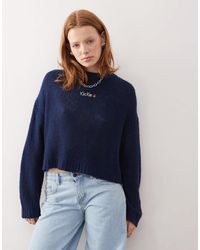 Kickers - Loose Fit Thin Knit Jumper - Lyst