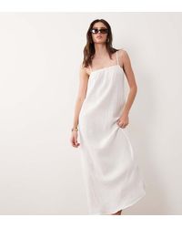 JDY Petite - Cheesecloth Sleeveless Maxi Dress - Lyst