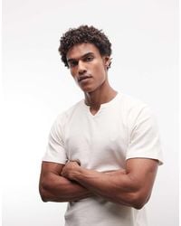 ASOS - Heavyweight Regular Fit T-shirt With Chest Embroidery - Lyst