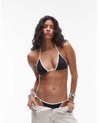 House Of Sunny - Contrast High-leg Bikini Set - Lyst