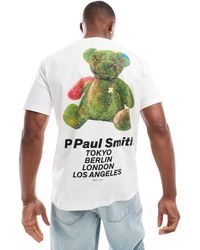 PS by Paul Smith - T-shirt With Front And Back Bear Print - Lyst