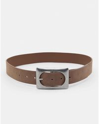 Pull&Bear - Belt With Large Buckle - Lyst