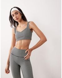 Abercrombie & Fitch - Ypb Sweetheart Neckline Sports Bra Co-ord - Lyst
