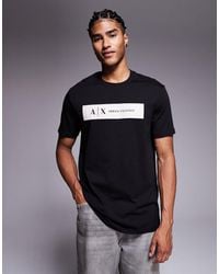 ARMANI EXCHANGE - Central Logo T-shirt - Lyst