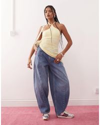 Collusion - Asymmetrical Halter Neck Top - Lyst