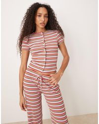 ASOS - Short Sleeve Cardigan Co-ord - Lyst